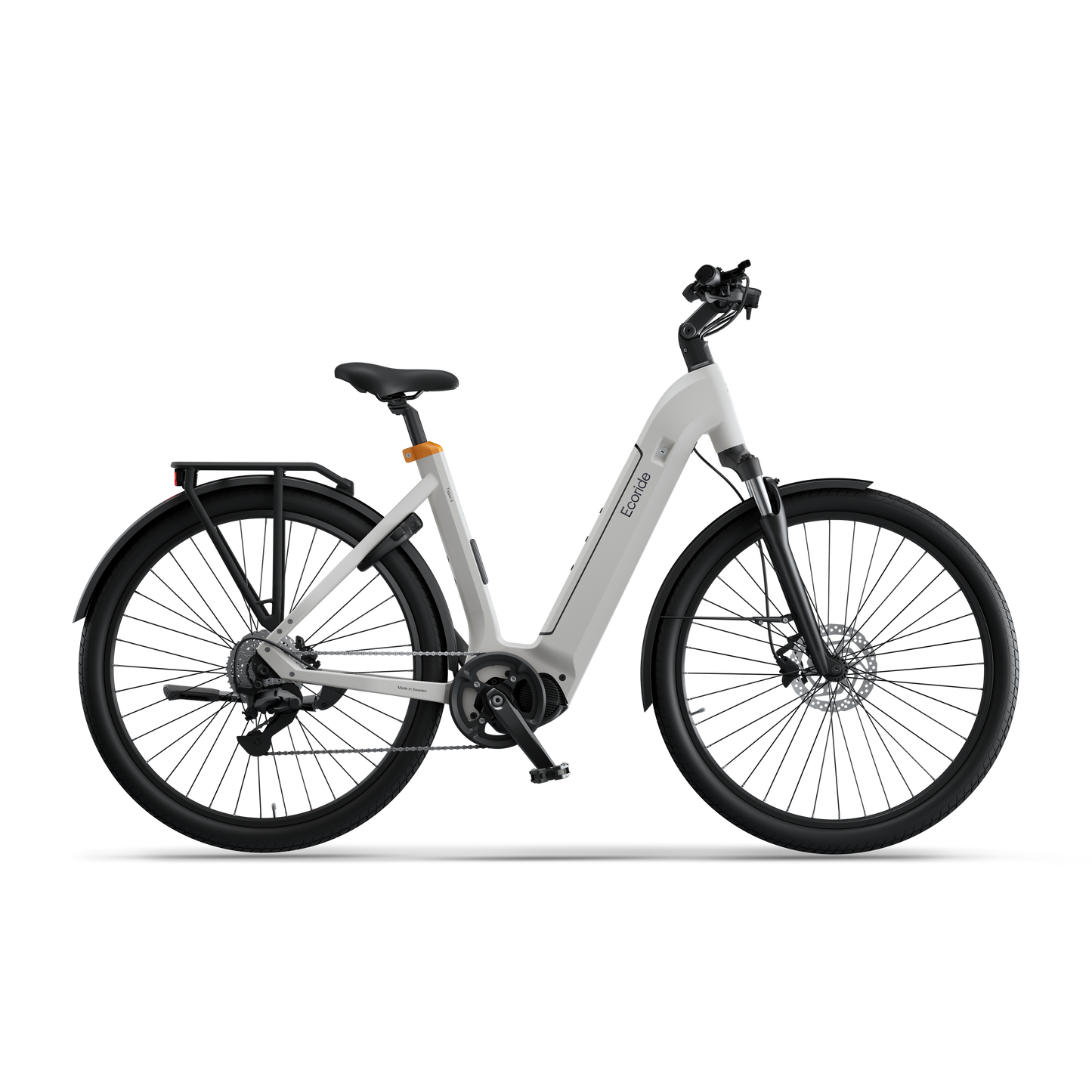 Ecoride Tripper 4 Keskimoottori, valkoinen
