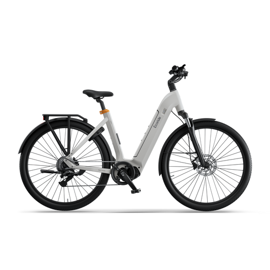 Ecoride Tripper 4 Keskimoottori, valkoinen
